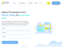 Tablet Screenshot of cardinaldigital.com